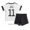 Conjunto (Camiseta+Pantalón Corto) Alemania Mario Gotze 11 Primera Equipación Mundial 2022 - Niño